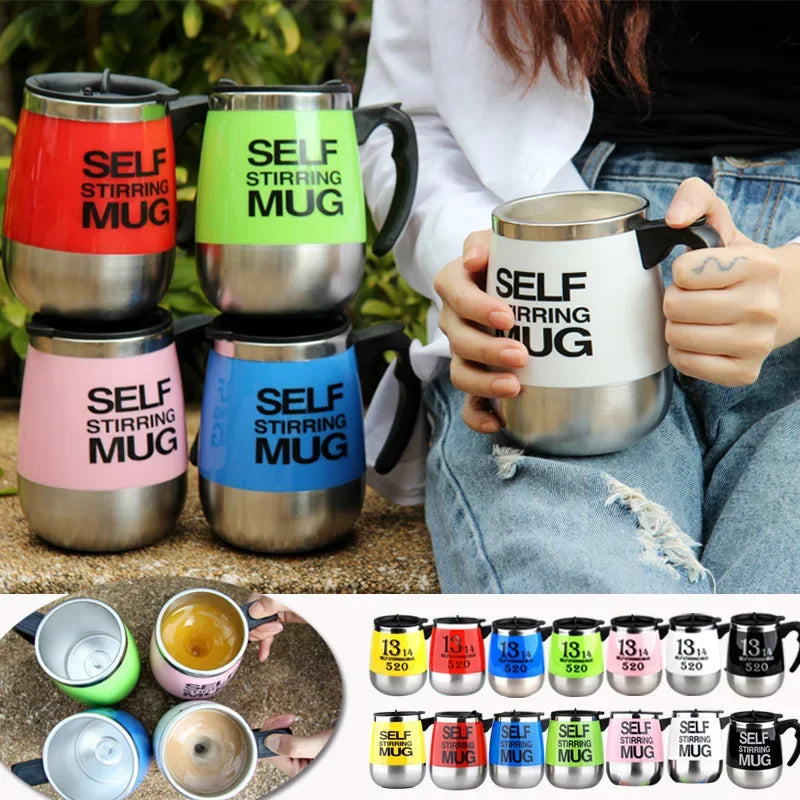 Novo Tiki Automatic Stanleys Cup Agitador de Bebidas Caneca de Café Magnética Termos Aço Inoxidável 304 Mistura Criativa Liquidificador Bebidas