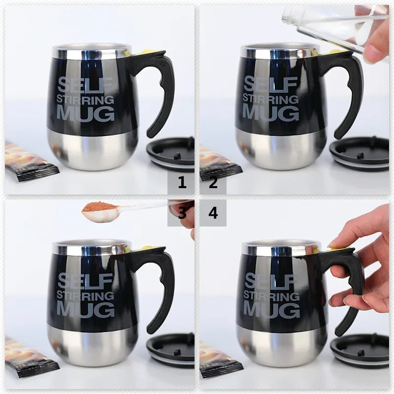 Novo Tiki Automatic Stanleys Cup Agitador de Bebidas Caneca de Café Magnética Termos Aço Inoxidável 304 Mistura Criativa Liquidificador Bebidas