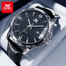 Relógio de quartzo masculino OPK Brand Steel Belt Dual Calendar 6003