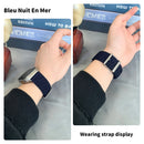 Pulseira Jincor Nova para Apple Watch H Ultra En Mer Série 10 9 8 7 Pulseira 49mm 46mm 45mm 44mm Pulseira Azul Noturna